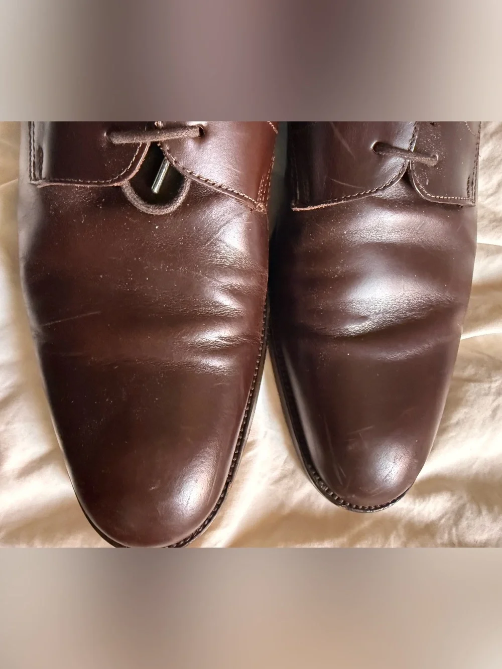 To Boot Dark Brown Leather Derby Shoes